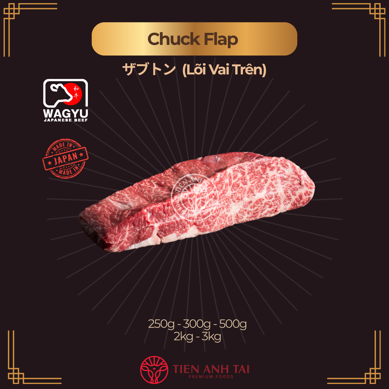 Lõi vai trên – Chuck Flap ザブトン (Zabuton)