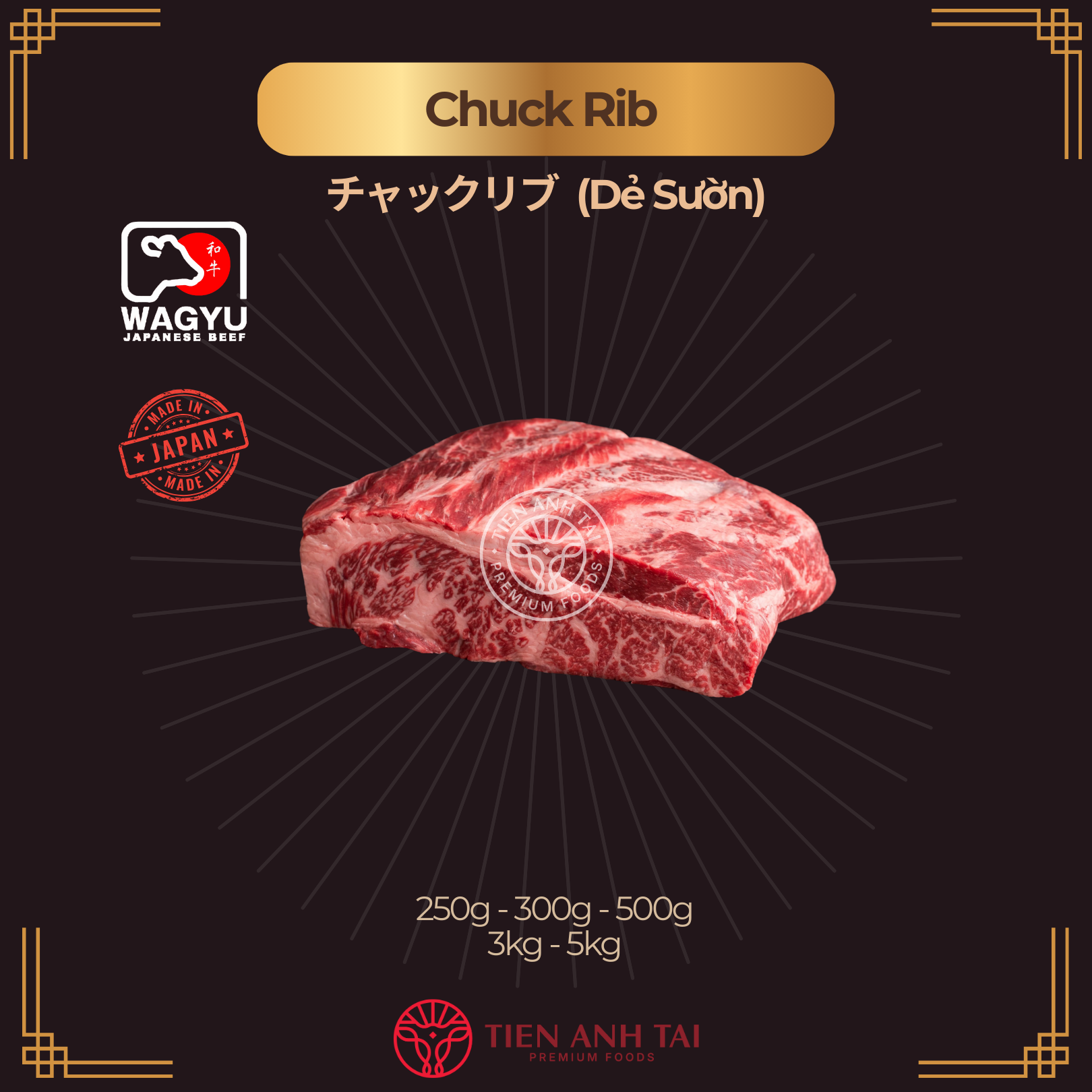 Thịt để xương – Chuck Rib チャックリブ (Chakku ribu)