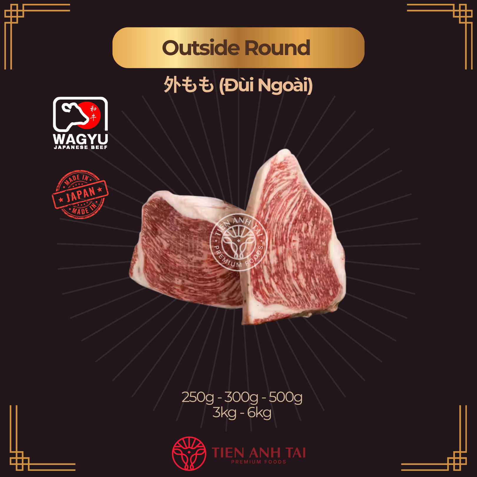 Thịt đùi ngoài – Outside Round 外もも (Sotomomo)