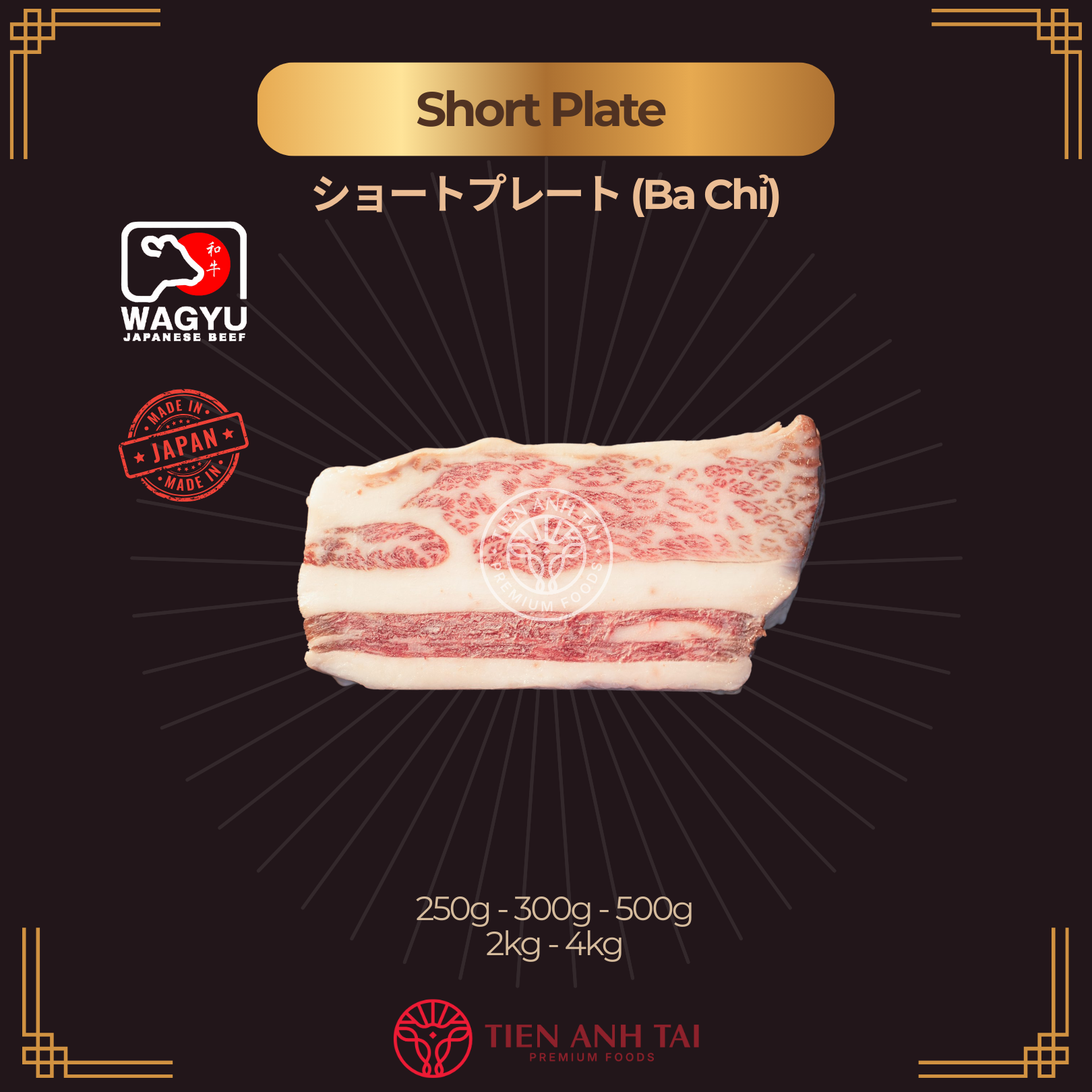 Thịt ba chỉ – Short Plate ショートプレート (Shooto pureeto)