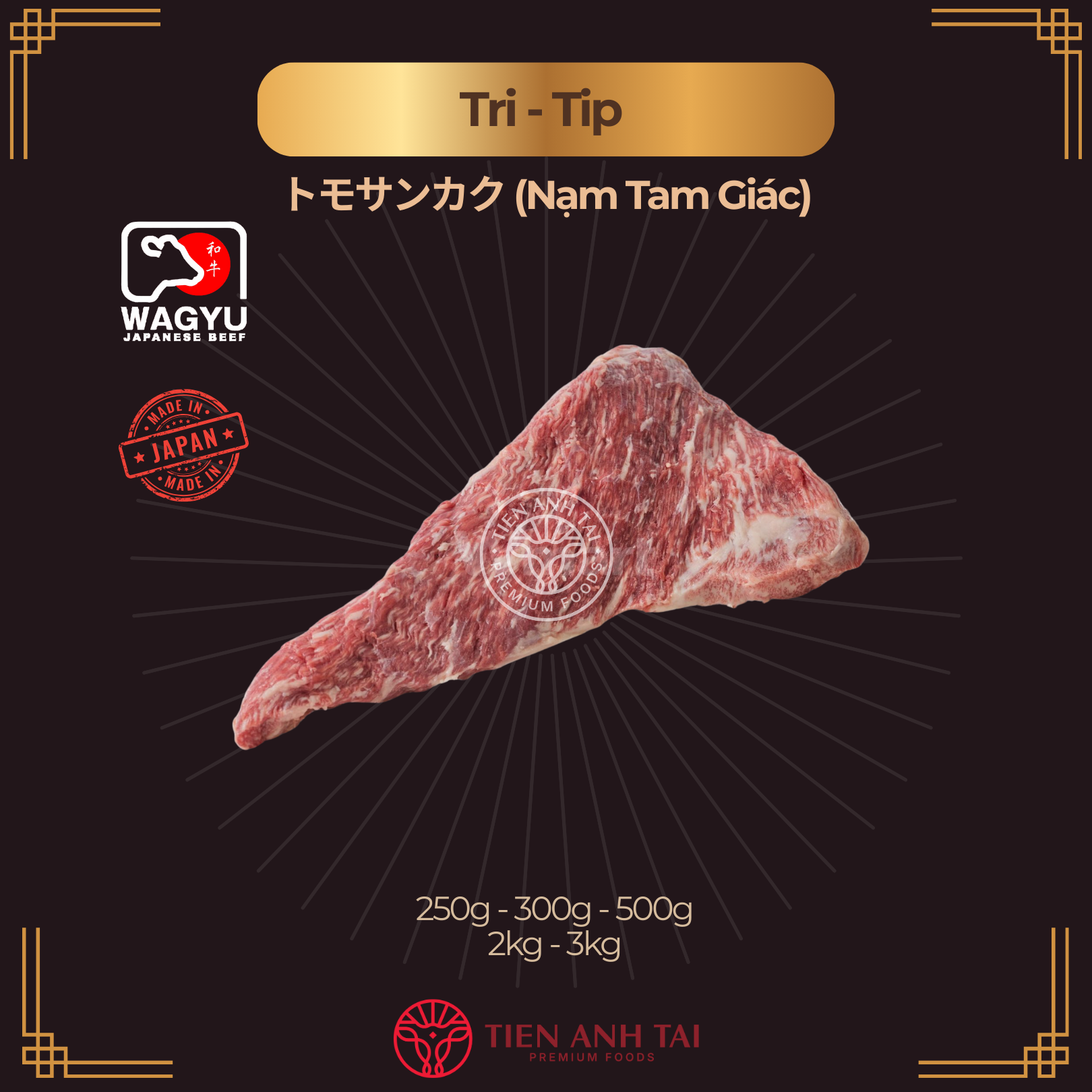 Nạm tam giác – Tri-Tipトモサンカク (Tomosankaku)